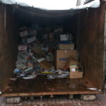 Container offen Altpapiersammlung 2016 - Container geöffnet