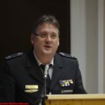 Unterkreisführer Oliver Kohlhepp Ansprache an die versammelten Mitglieder der Feuerwehr Reichartshausen durch Unterkreisführer Oliver Kohlhepp