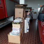 Das Gerätehaus dient als erstes Zwischenlager wenige Tage vor Beginn der Altpapiersammlung. Das Gerätehaus dient als erstes Zwischenlager wenige Tage vor Beginn der Altpapiersammlung.