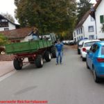 Schleppertreff Altpapiersammlung 2016 - Schlepper auf dem Weg durch Reichartshausen